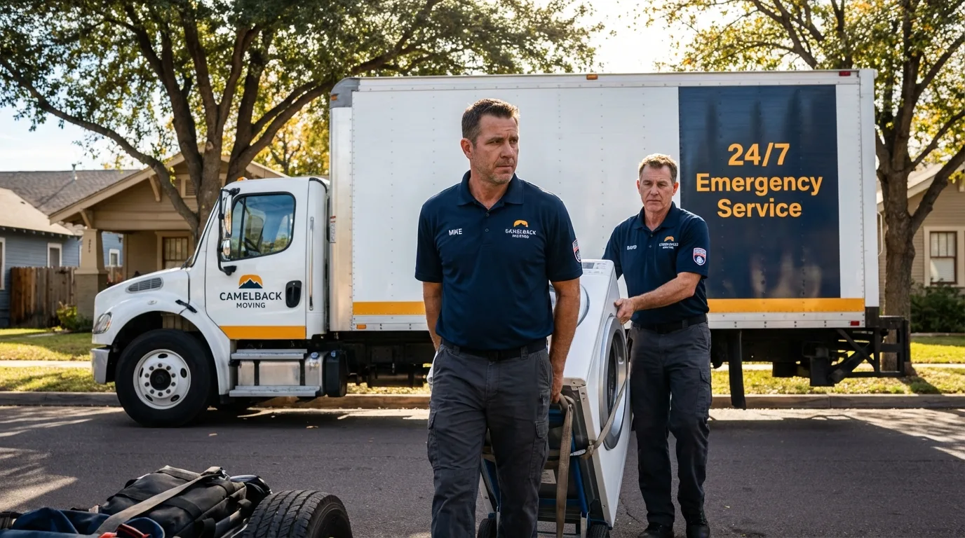 CamelBack Moving crew loading furniture in Boise City, OK